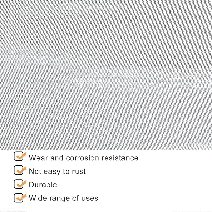 Hardware Cloth 304 Stainless Steel Insect Screen Mesh, 120 Mesh Air Vent Mesh Metal Woven Wire Mesh for Vent, Filter, Window & Garden(1x16m)