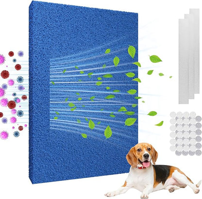 Ubeesize Reusable Air Filter 20x30x1, High Air Flow Furnace Filters Cut to Fit Air Conditioner MERV 6 Replacement for HVAC RV Washable AC Filter (Actual Size 20x30x0.5 inch)