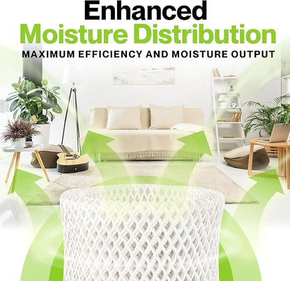 Durabasics 6 Pack of Premium Humidifier Filters Compatible with Honeywell Humidifier Filters HAC-504, HAC-504AW & Honeywell Filter A | Replacement for HCM 350 Filters & Cool Mist Humidifiers