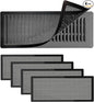 4 PCS Magnetic Vent Covers - 4.7"x12" Magnetic Air Vent Screen - for Floor/Wall/Ceiling Registers - Easy Install, Secure Fit - Durable(Fits Registers 5" to 6" W x 12" to13" L)