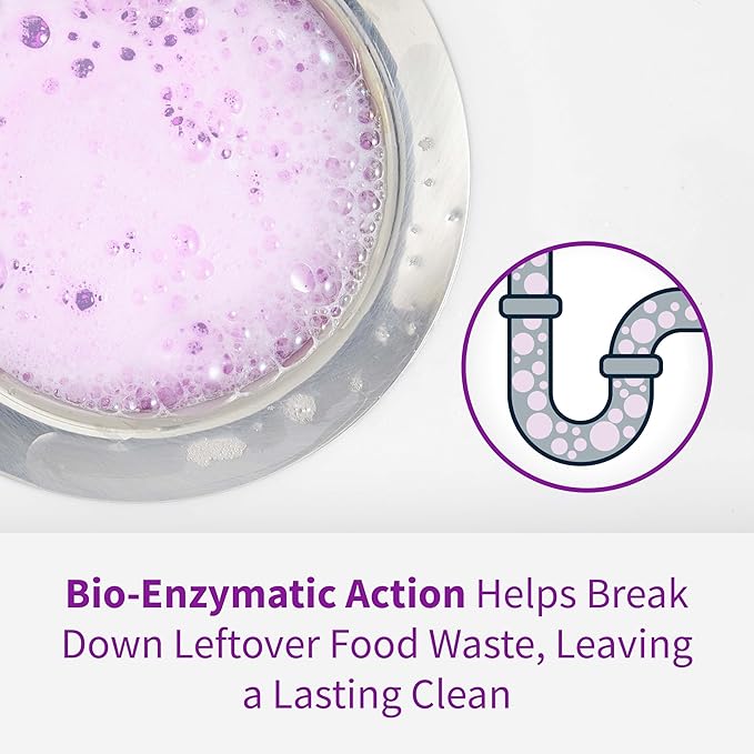 Rejuvenate Disposal Cleaner, 6 Pods, Lavender-Scented Disposal and Pipe Cleaner Pods with Bio-Enzymatic Formula Help Break Down Leftover Food Waste and Remove Odors for A Clean, Fresh Disposal