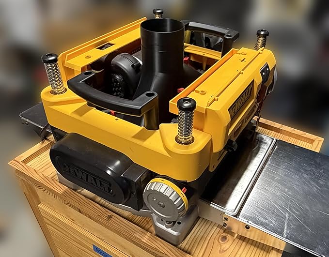 Improved Overhead Dust Port for DeWalt DW735 & DW735X - For 4" Dust Collection Hoses - Made in USA!