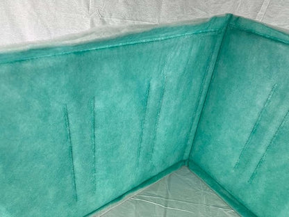wioboy Paint Spray Booth Intake Filter Pad, 20" x 48" (8/case) Tacky Panel with Internal Wire Frame