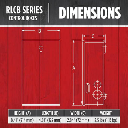Red Lion RLCB07-230 3/4-HP 230-Volt VMC Control Box for Submersible Well Pump, Grey, 640190