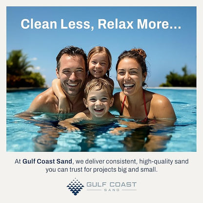 3-Pack Pool Filter Sand, Premium Filtration with Pure Silica Formula, 50 Lbs - Swimming Pool System Accessories and Supplies for Cleaning and Maintenance