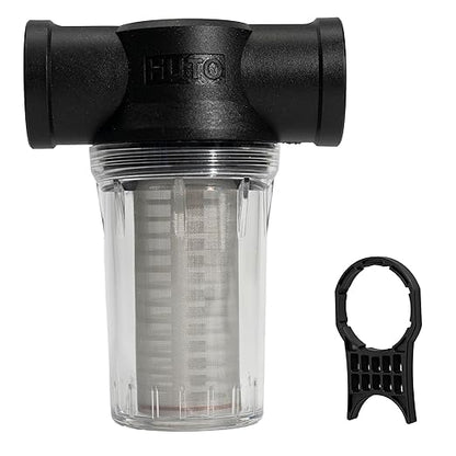 Generic 1" 80 Mesh Water Pump Strainer Filter for High Pressure Washer, Sediment Filter Attachment