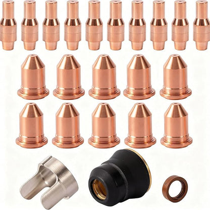 Plasma Torch Electrode 56576 Nozzle 56811 56255 45A fits Harbor Freight Titanium Plasma45 TI-PC45 iPT-45 58895 Plasma Torch consumables,23pk