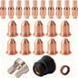 Plasma Torch Electrode 56576 Nozzle 56811 56255 45A fits Harbor Freight Titanium Plasma45 TI-PC45 iPT-45 58895 Plasma Torch consumables,23pk