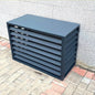 Pool pump covers for outside units, outdoor garbage can enclosures, aluminum outdoor garden air conditioner cover, sturdy and durable, noise-proof, suitable for gardens, balconies, walls ( Color : FOU