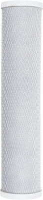 APPLIED MEMBRANES INC. 4.5" x 20" Carbon Water Filter | Whole House or Commercial Water Filtration System Replacement Filter | Chlorine Taste Odor Removal | Fits 20" Big Blue Housing | H-F4220AC