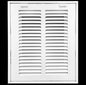 HVAC Premium 8 x 12 Duct Opening Steel Return Air Filter Grille, for 1-inch Filter, Removable Door, Flat Stamped HVAC Vent Cover Grille, Outer Dimensions 10.5 x 14.5