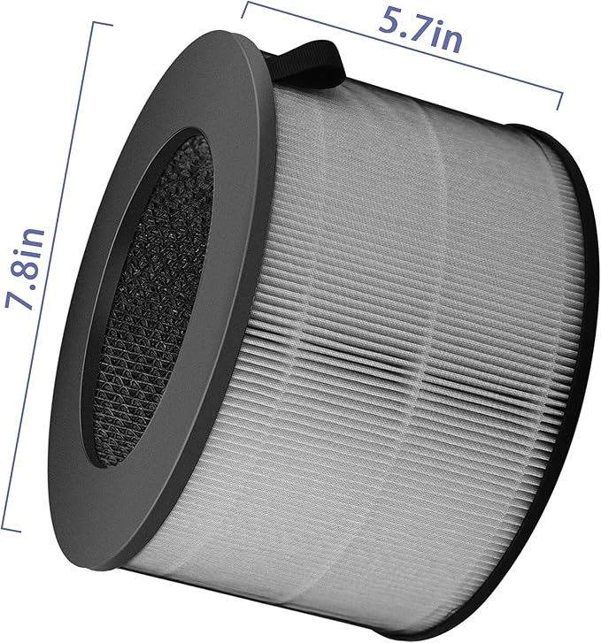 2 Pack U9CV2B Filter Replacement Compatible with LG PuriCare AeroTower Fan, for U9CV2B / U9CS1C / U9CV1C Air Purifier, 3-in-1 Filter and Activated Carbon Filters