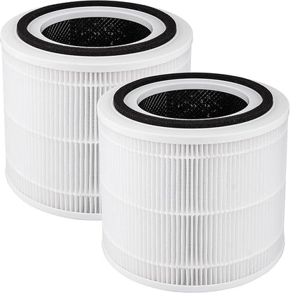 240 Replacement Filters Compatible with Puroair 240 Air Purifier, 3-in-1 Filtration System 240 HP-14 Filter with Activated Carbon Filter, 2-Pack
