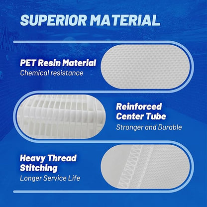 POOLPURE FS-2003 36 Sq.Ft DE Grid Pool Filter Set Replace Unicel FS-2003, PFS1836, Filbur FC-9530, Hayward Pro-Grid DE3620 (DEX3600DA), MicroClear DE3600, 18" High (7 Full, 1 Partial)