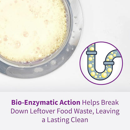 Rejuvenate Disposal Cleaner, 6 Pods, Lemon Scented Disposal And Pipe Cleaner Pods With Bio-Enzymatic Formula Help Break Down Leftover Food Waste And Remove Odors For A Clean, Fresh Disposal, 6 Pack