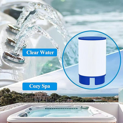 Cryspool® 5020 Filter Compatible with Soft Tub #5020, 2009+ Spa Models (for 5 1/2″ Drain Caps), 35 Sq. Ft Spa Filter Cartridge, 2 Pack