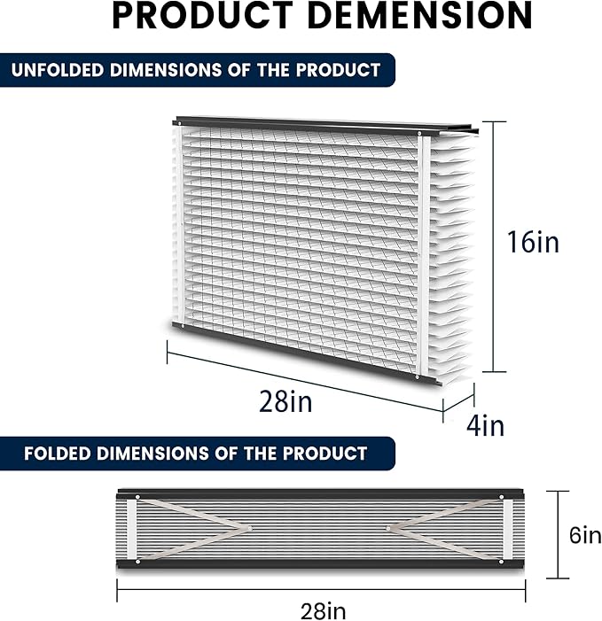 413 Replacement Filter Compatible with April-Aire Whole House Air Purifiers Model 1410, 1610, 2410, 2416, 3410, 4400,16x25x4 MERV 13 Pleated HVAC AC Furnace Filter,2 Pack