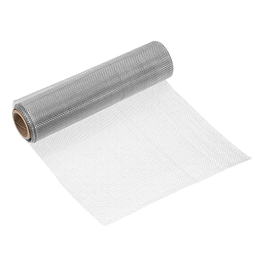 uxcell 14 Mesh 79" x 10" Woven Wire Mesh, 316 Stainless Steel Air Vent Filter Screen, Window Screen Mesh for DIY Projects Vents Cover Filtration Animals Fence