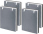 Vital 100 Replacement Filter Compatible with LEVOIT Vital 100 Air Purifier, 3-in-1 Filter with Activated Carbon Filter for Vital 100-RF, White, 4 Pack