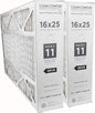 Clean Comfort AMP-11-1625-45 (2-Pack) - 16" x 25" x 4.5" Media Air Filter, MERV 11