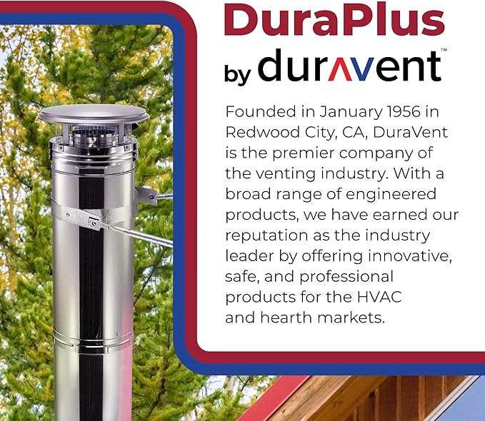 DuraVent DuraPlus 15 Inch Triple Wall Stainless Steel Round Chimney Cap with Removable Screws and Spark Arrestor Screen, Silver