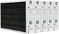 Lennox Healthy Climate X6672 16x25x5 Healthy Climate Carbon-Clean MERV 16 Filter Bundle with Same Day Supply Filter Change Reminder Magnet (5-Pack)
