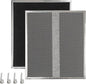 Upgrade HPF30 Charcoal Range Hood Non-Ducted Filter (with Clips), for Broan Nutone S97020466 Series Range Hood 14.6” x 12.8” x 0.14” Traps Odors Grease Filters Type XC - 2 Pack