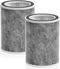 HP201 Replacement Filter Compatible with Shark HP201/HP202/HP232/UA205/AP1000 and for Shark HC501, HC502 Air Purifier MAX, 3-in-1 HEPA Air Filter, Part # HE2FKBAS HE2FKBASMB, 2 Pack