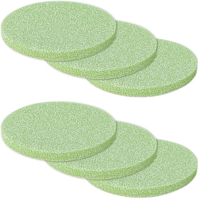 Poweka Phosphate Reducer Filter Pads, Compatible with Fluval FX4/FX5/FX6, 6 Count, Green, Aquarium Filter Accessories