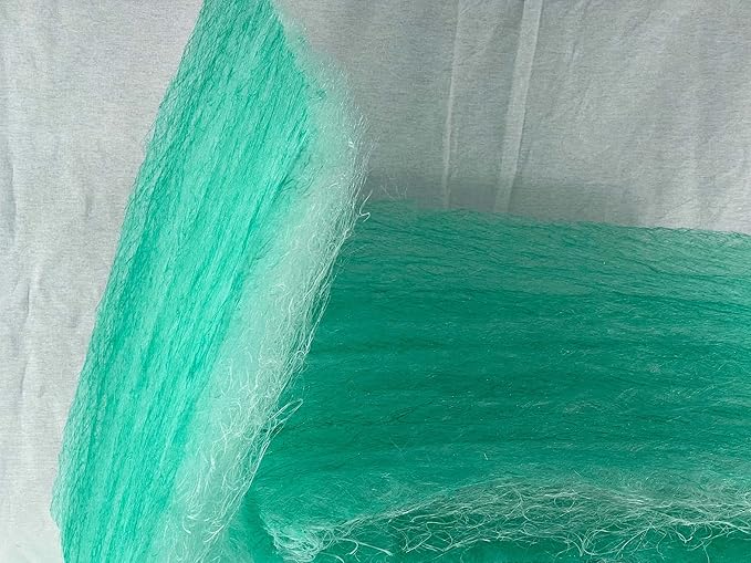 wioboy Paint Booth Exhaust Filter Pad, 20.5" x 20.5" (100/case) 15 Gram Fiberglass Paint Arrestor for Spray Booth