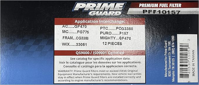 Sherco-Auto GF470 Short Fuel Inlet Filter & Check Valve - Rochester Quadrajet Carburetor - Package of 12