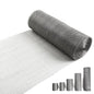 12" X 50 ft 304 Stainless Steel Mesh, Wire Mesh for Plants, Hole Fill Fabric Gap Blocker, Double Layer Metal Mesh Roll, Flexible Stretchy for Garden House and DIY (F-12 X 50 ft)