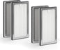 Medify MA-15 Set Genuine Replacement Filter for Allergens, Smoke, Wildfires, Dust, Odors, Pollen, Pet Dander | 3 in 1 with Pre-filter, HEPA H13 and Activated Carbon | Removal to 0.1 Microns | 2-Pack