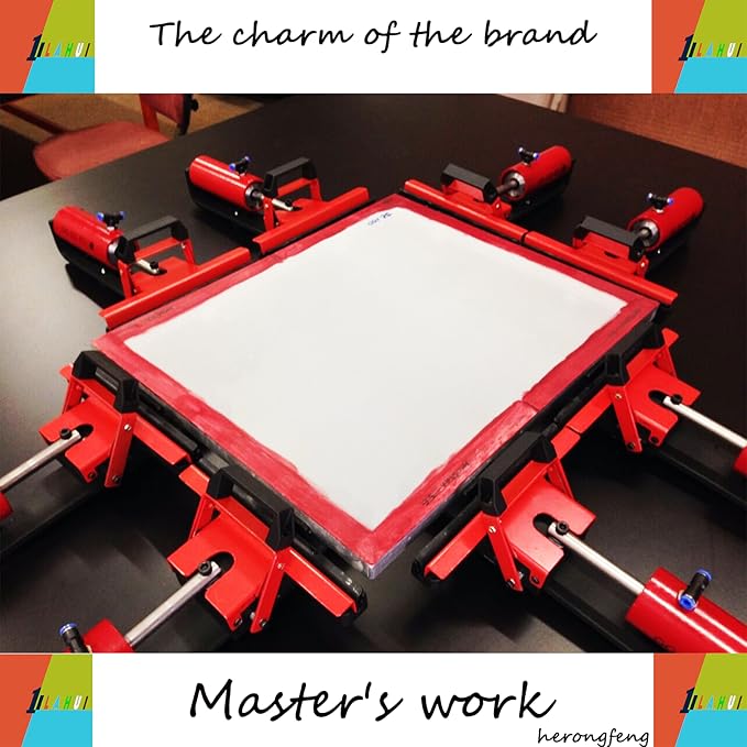 ALSIX 25 X 36" Set of 4, 4 Mesh Sizes - 60 90 110 200 Mesh Nylon Mesh, Micron Equivalent 250 165 150 75, Aluminum Screen Printing Frame