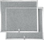 Broan BPS1FA30 Replacement Filters for QS1 and WS1 30” Range Hoods, Aluminum, 11.8" x 14.3" x 0.37" (L x W x H), 2-Pack