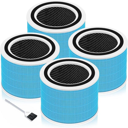 Core 200S Smoke Remover Replacement Filter for LEVOIT Core 200S Smart WiFi Air Purifier, Funmit 3-in-1 H13 True HEPA Filter Replacement and High-Efficiency Activated Carbon, Part # Core 200S-RF, 4Pack