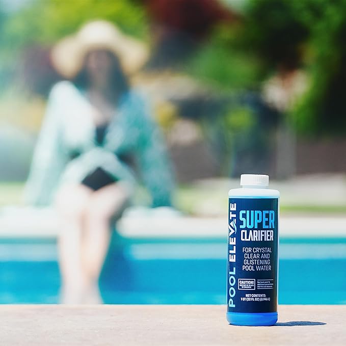 Pool Clarifier Ultimate Clarity Booster - Pool Clarifier for Crystal Clear Water, Fast Acting & Long Lasting, Reduces Cloudiness & Enhances Filter Performance, Safe for All Pools, 32 oz Pack of 2