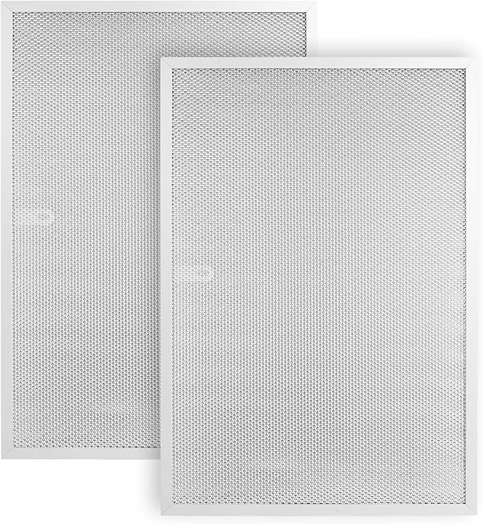 BPS1FA36 Aluminum Range Hood Vent Filter for Broan Nutone Allure 36" QS1 WS1 WS2 Range Hood Grease Filters Replacement 5 Layers, 17-1/4"X 11-3/4"X 3/8" 2 Pack