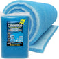Aquatic Experts Classic Bonded Aquarium Filter Pad -18 Inches by 72 Inches by .75 Inch - Blue and White Aquarium Filter Media Roll Bulk Can Be Cut to Fit Most Filters, Made in USA (18" x 72")
