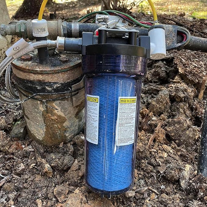 The Sulfur Eliminator Iron Buster Replacement Well Water Filter, Designed For Sulfur Eliminator Deluxe, Can be Used with Any Standard Whole House Canister System, Specialized Iron & Sediment Filter