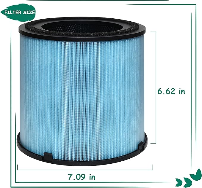 AP1001 Filter Replacement, Compatible with AP1001 Air Purifier, Part Number AP1001-RF, 5-Layer Purification System, 2 Pack