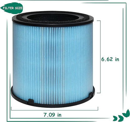 AP1001 Filter Replacement, Compatible with AP1001 Air Purifier, Part Number AP1001-RF, 5-Layer Purification System, 2 Pack