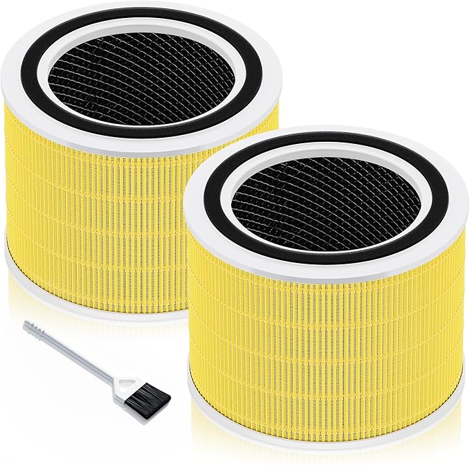 Funmit Core 200S Pet Care Replacement Filter for LEVOIT Core 200S Smart WiFi Air Purifier, 3-in-1 H13 True HEPA Filter Replacement and High-Efficiency Activated Carbon, Part # Core 200S-RF, 2 Pack