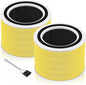 Funmit Core 200S Pet Care Replacement Filter for LEVOIT Core 200S Smart WiFi Air Purifier, 3-in-1 H13 True HEPA Filter Replacement and High-Efficiency Activated Carbon, Part # Core 200S-RF, 2 Pack