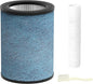 HP302 Neverchange Replacement Filter Compatible with Shark HP301 HP201 HP202 UA205 AP1000 HC501 HC502 Air Purifier MAX, 4-in-1 H13 Grade True HEPA Filter, Part # HE2FKBAS, HE2FKBASMB, HE3FKPET