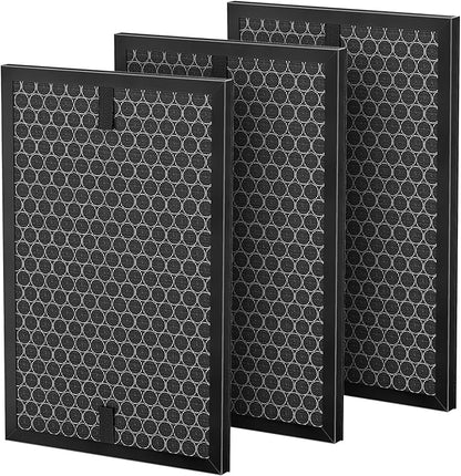 3-Pack HRFSC1 Replacement Filter S Compatible with Honeywell HPA3000 PowerPlus and HPA5000 Air Purifier, HRFSC1 Activated Carbon Filter for Home Renovation VOCs