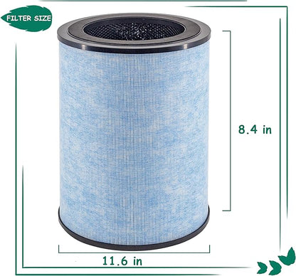 AP300 Filter Replacement, Compatible with Instant® AP300 Air Purifier, H13 Grade True HEPA and Activated Carbon Filters, Compare to F300 Filter,2 Pack