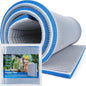 Borlech 8-Layer Fast-Acting Aquarium Filter Pad - Cut-to-Size Aquarium Floss Media for Fish Tank, Pond, Sump - Fast Water Polishing in Hours (47.24"x11.81"x0.6")