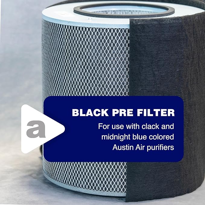 Austin Air Bedroom Machine 5 Stage Replacement Filter, Black – Zeolite with HEGA Cloth, Air Filters for Home, and Carbon Filter Replacement for Superior Air Quality, Model FR402
