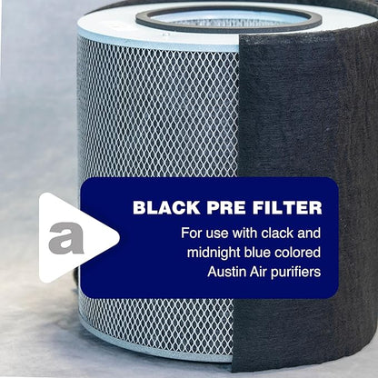 Austin Air Bedroom Machine 5 Stage Replacement Filter, Black – Zeolite with HEGA Cloth, Air Filters for Home, and Carbon Filter Replacement for Superior Air Quality, Model FR402